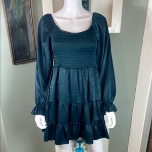 Altar'd State Teal Mini Dress